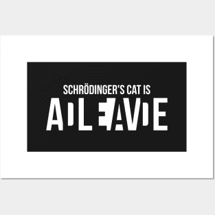 Schrodingers cat is ADLEIAVDE Posters and Art